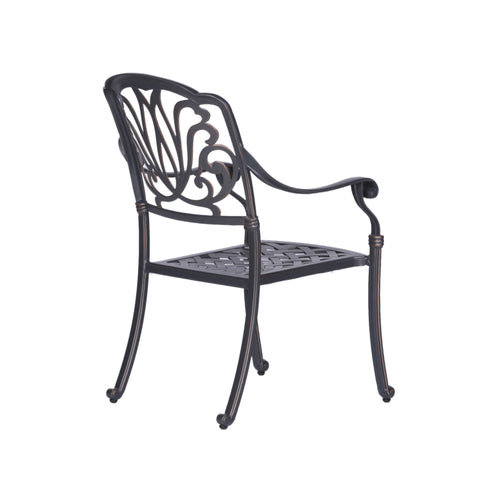 Patio Outdoor Aluminum Dining Armchair With Cushion (Set of 2) - Premium Chair Sets from Gather Craft - Just $920! Shop now at brett interiors