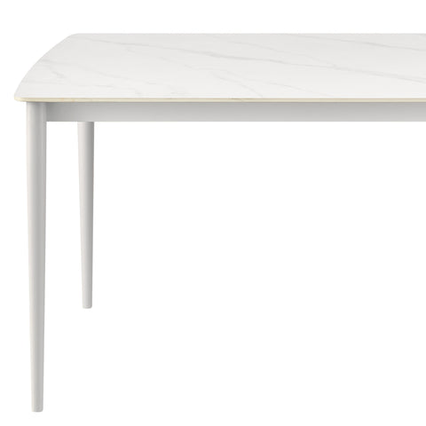 Rhodes - Outdoor Patio Rectangular Dining Table - Light Gray - Premium Dining Tables from Armen Living - Just $1200! Shop now at brett interiors