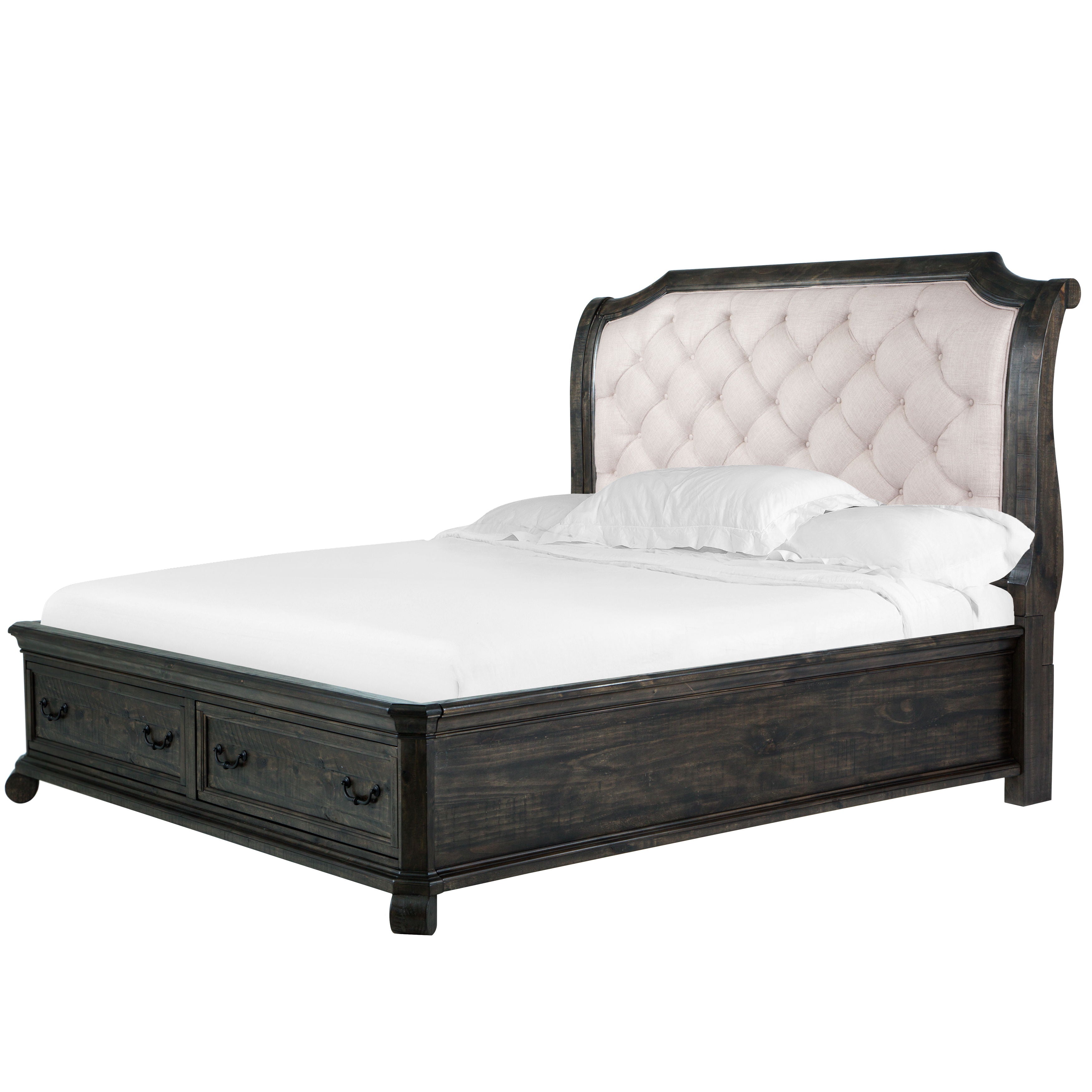 Bellamy - Complete Sleigh Storage Bed - Premium Storage Beds from Magnussen Furniture - Just $2907! Shop now at brett interiors