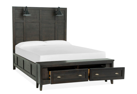 Westley Falls - Complete Lamp Panel Storage Bed - Premium Storage Beds from Magnussen Furniture - Just $2067! Shop now at brett interiors