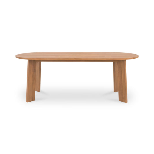 Delta - Oval Outdoor Dining Table - Natural - Premium Dining Tables from Moe's Home Collection - Just $5622.50! Shop now at brett interiors