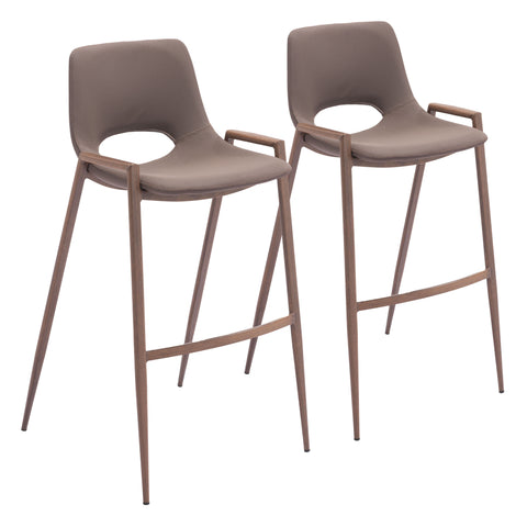 Desi - Barstool (Set of 2) - Premium Stool Sets from Zuo Modern - Just $1400! Shop now at brett interiors