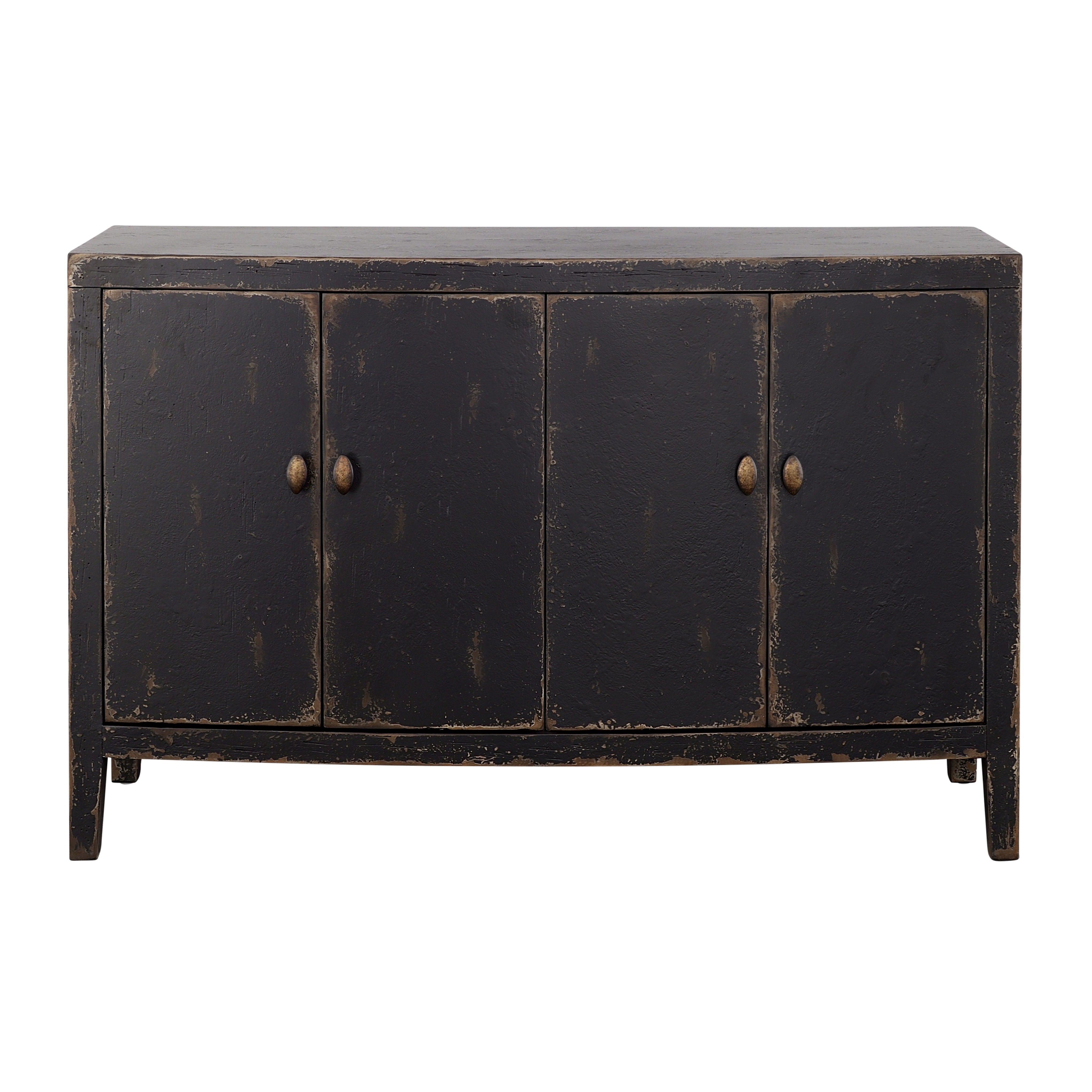 Gibson - Four Door Credenza - Coal / Brown - Premium Credenzas from Coast2Coast Home - Just $3712.50! Shop now at brett interiors