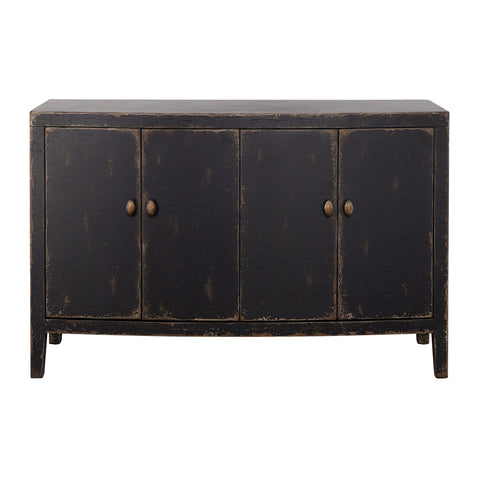 Gibson - Four Door Credenza - Coal / Brown - Premium Credenzas from Coast2Coast Home - Just $3712.50! Shop now at brett interiors