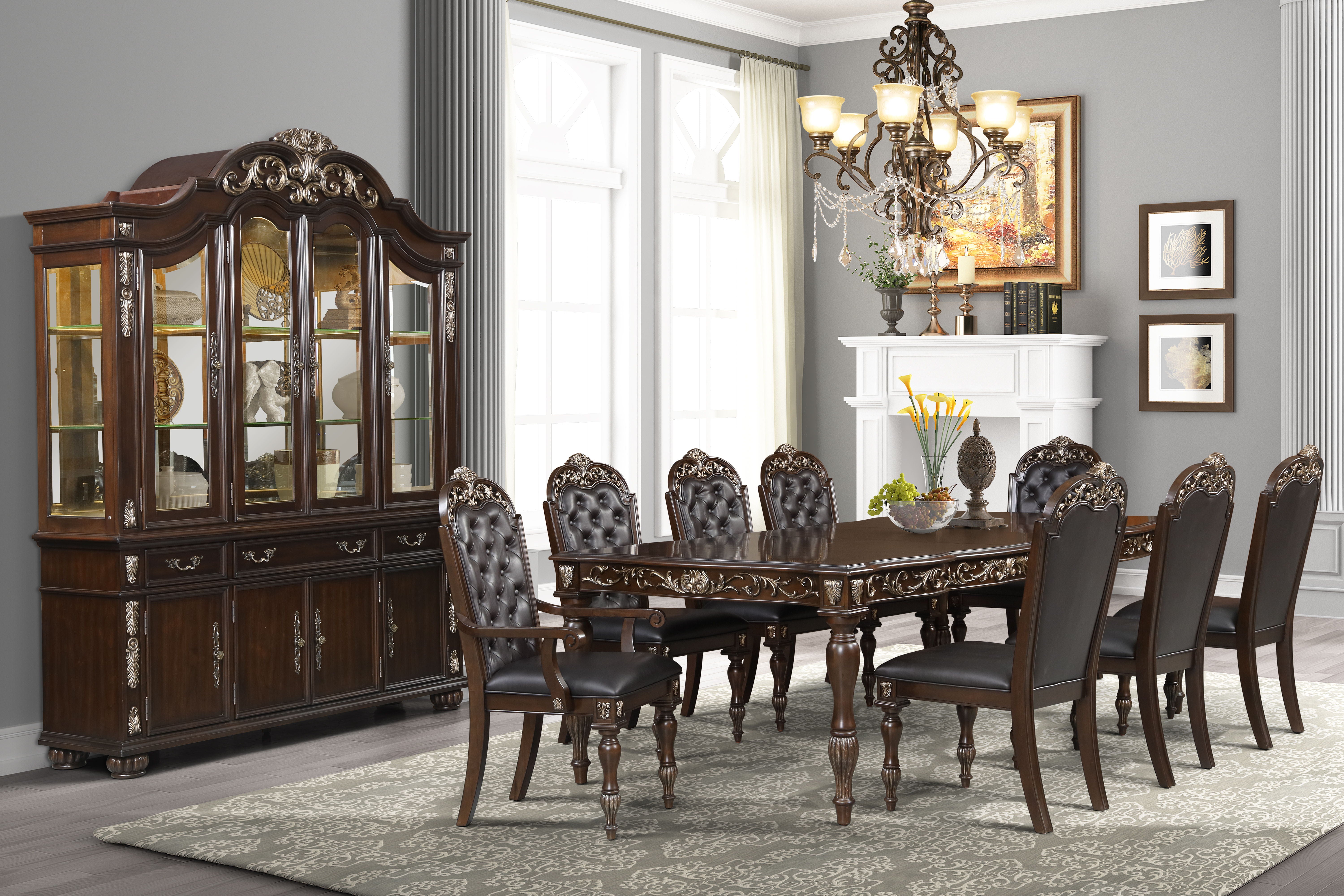 Maximus - China Cabinet Buffet/Base - Madeira - Premium Buffets from New Classic - Just $1125! Shop now at brett interiors