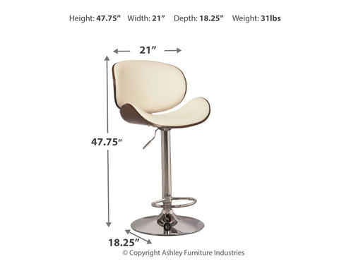 Bellatier - Adjustable Height Barstool - Premium Adjustable Height from Signature Design by Ashley® - Just $222.35! Shop now at brett interiors