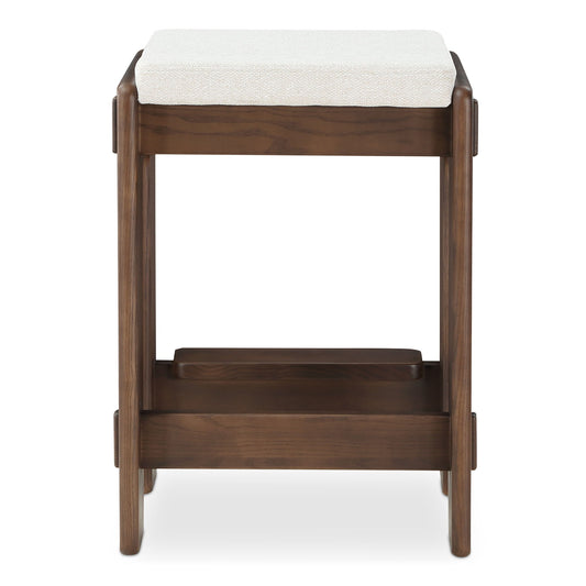 Ashby - Counter Stool - Beige - White - Premium Counter Height (24"-27") from Moe's Home Collection - Just $922.50! Shop now at brett interiors