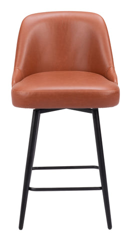 Keppel - Swivel Barstool - Premium Counter Height (24"-27") from Zuo Modern - Just $800! Shop now at brett interiors