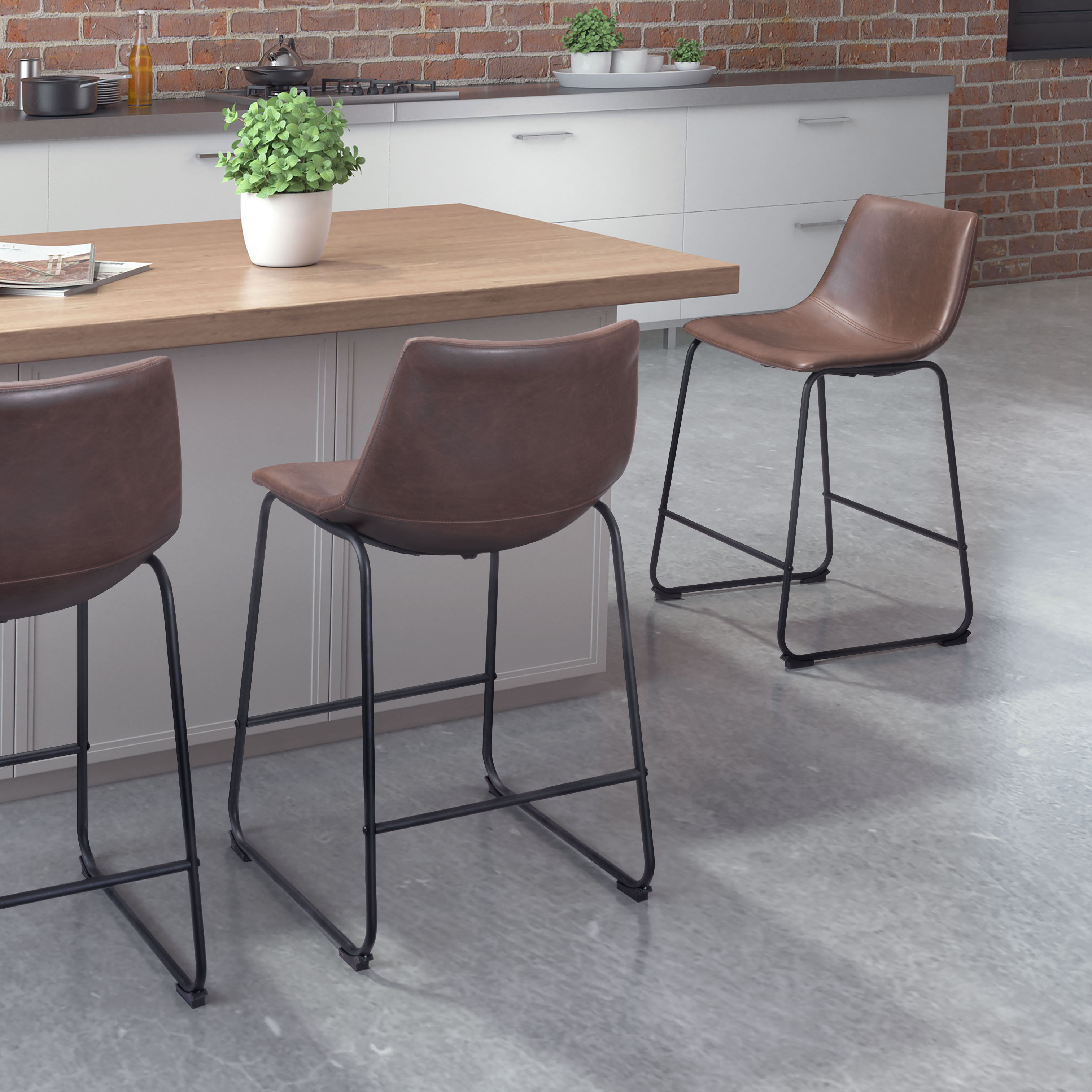 Smart - Counter Chair (Set of 2) - Premium Chair Sets from Zuo Modern - Just $850! Shop now at brett interiors