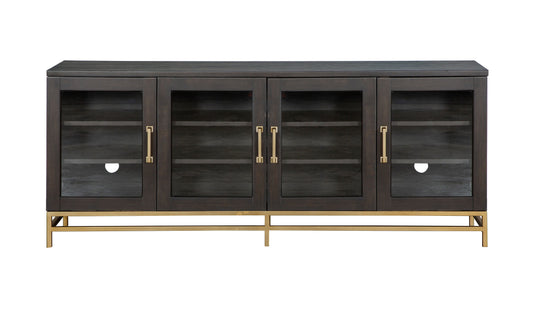 Lindon - Dark Console - Premium TV Stands from Magnussen Furniture - Just $1629! Shop now at brett interiors