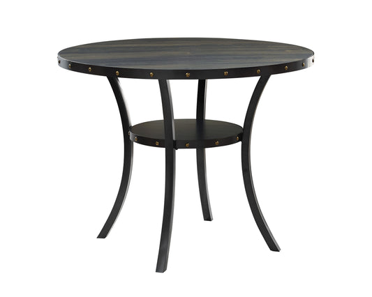 Crispin - Round Counter Table - Smoke Wood - Premium Counter Tables from New Classic - Just $322.50! Shop now at brett interiors