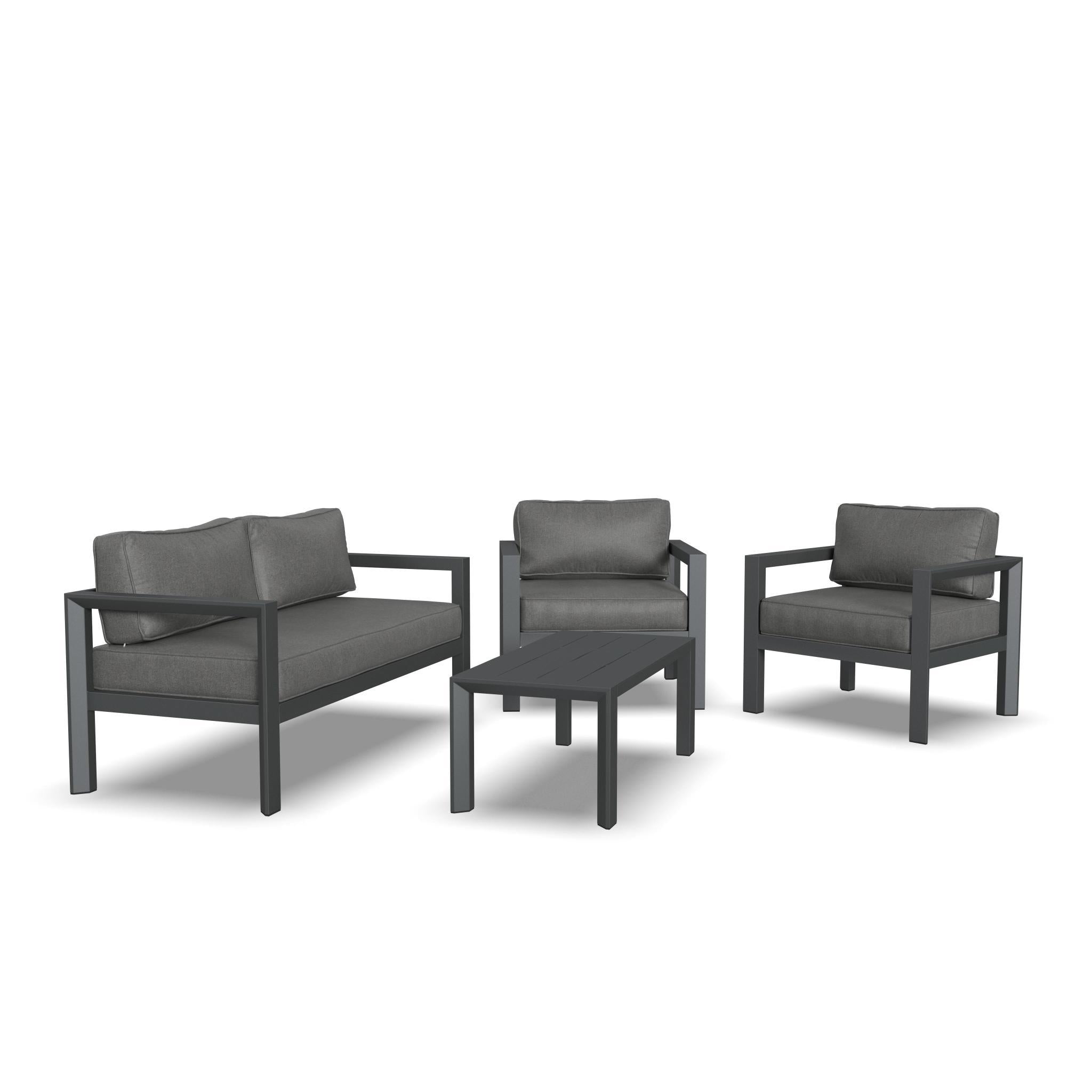 Grayton - Outdoor Aluminum Set - Premium 4 Piece Outdoor Sets from Homestyles - Just $4249.98! Shop now at brett interiors