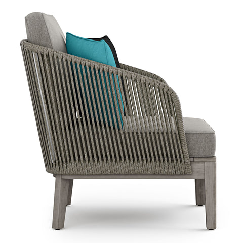 Carmel - Outdoor Conversation Chair - Sand Drift - Premium Arm Chairs from Simpli Home - Just $609! Shop now at brett interiors