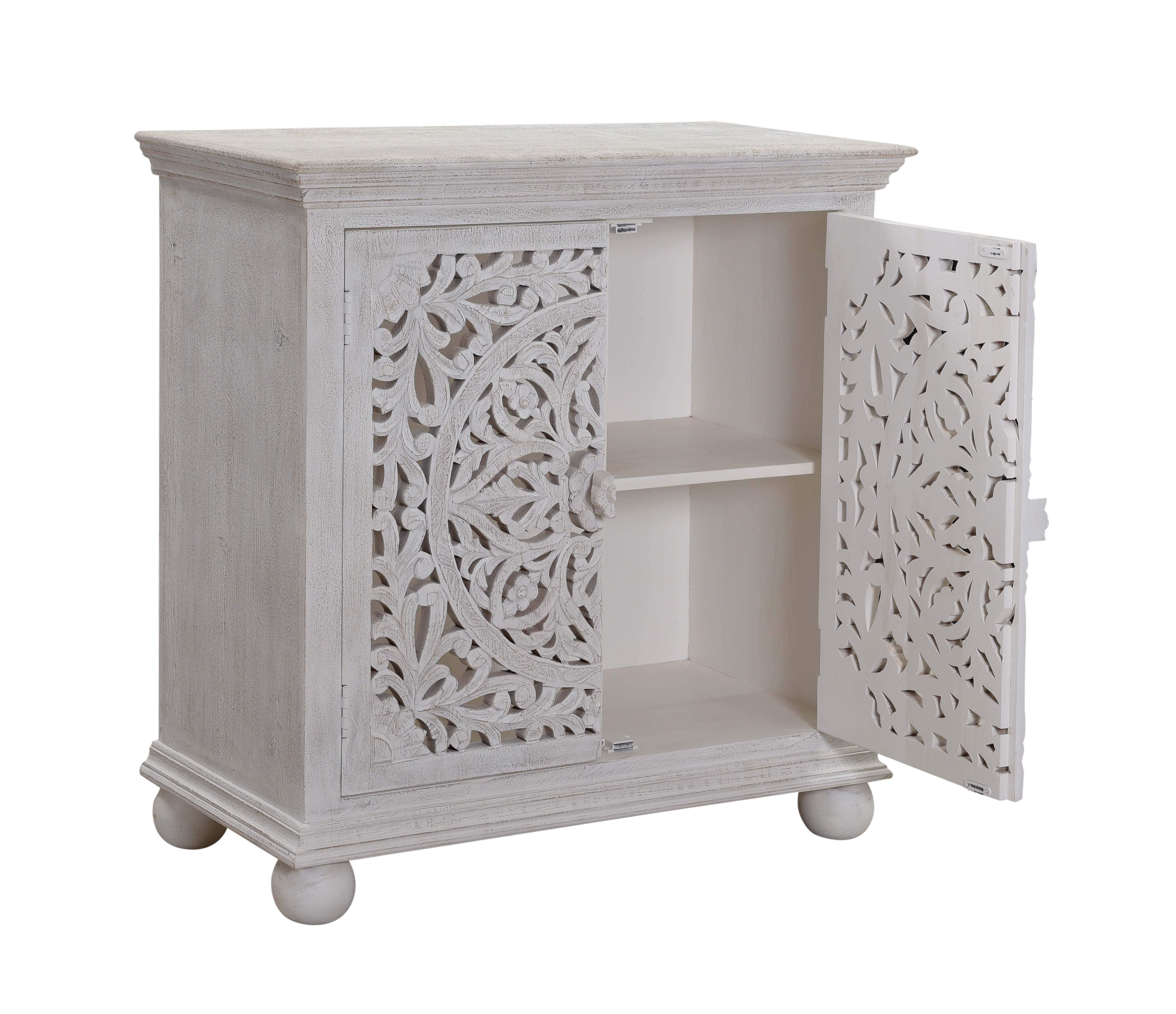 Bree - Two Door Cabinet - Sandblast Whitewash - Premium Accent Cabinets from Coast2Coast Home - Just $2887.50! Shop now at brett interiors