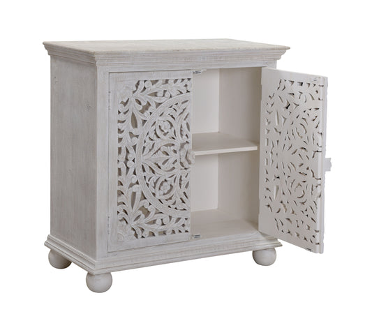 Bree - Two Door Cabinet - Sandblast Whitewash - Premium Accent Cabinets from Coast2Coast Home - Just $2887.50! Shop now at brett interiors