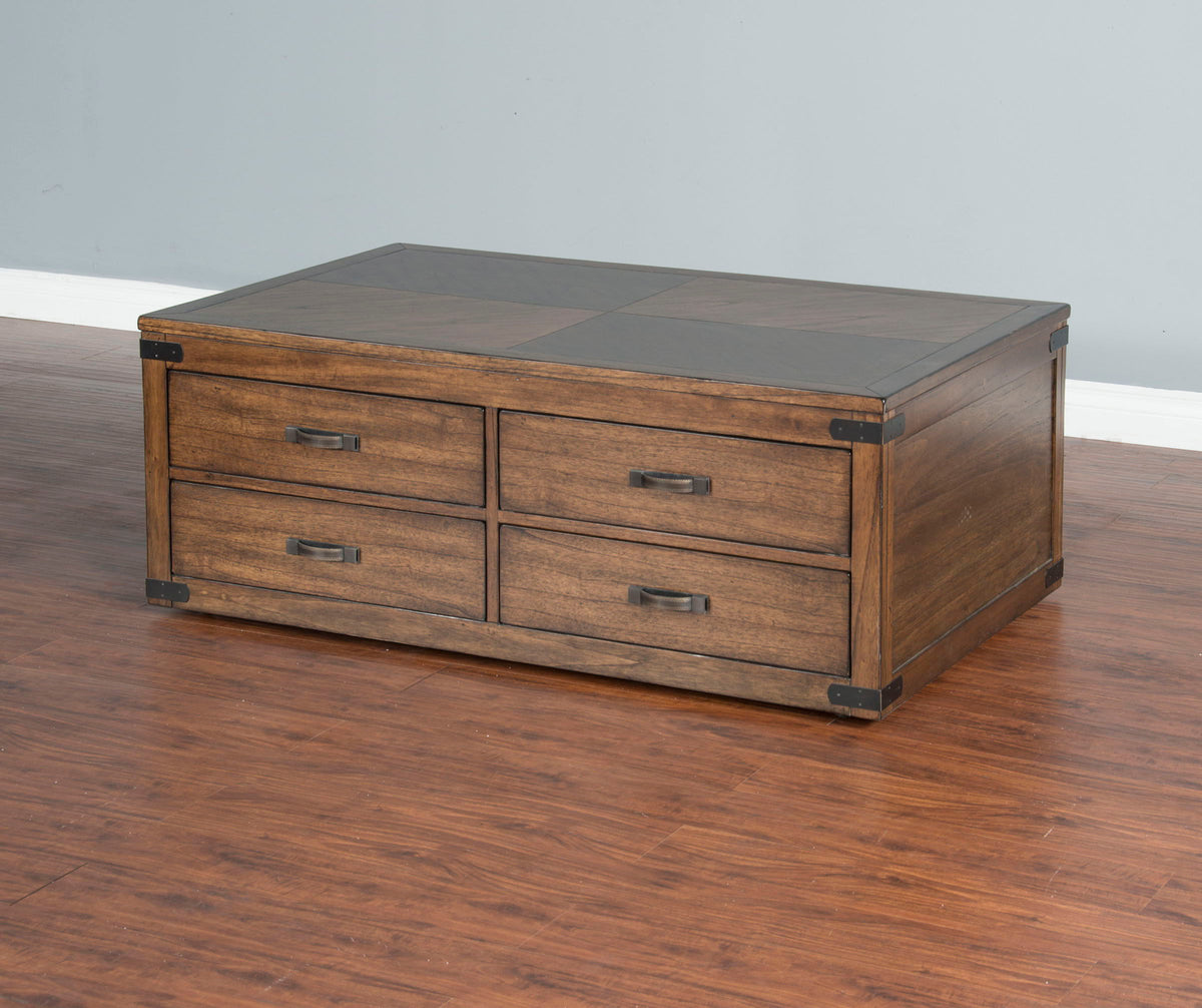 Safari - Coffee Table - Dark Brown - Premium Coffee Tables from Sunny Designs - Just $761! Shop now at brett interiors