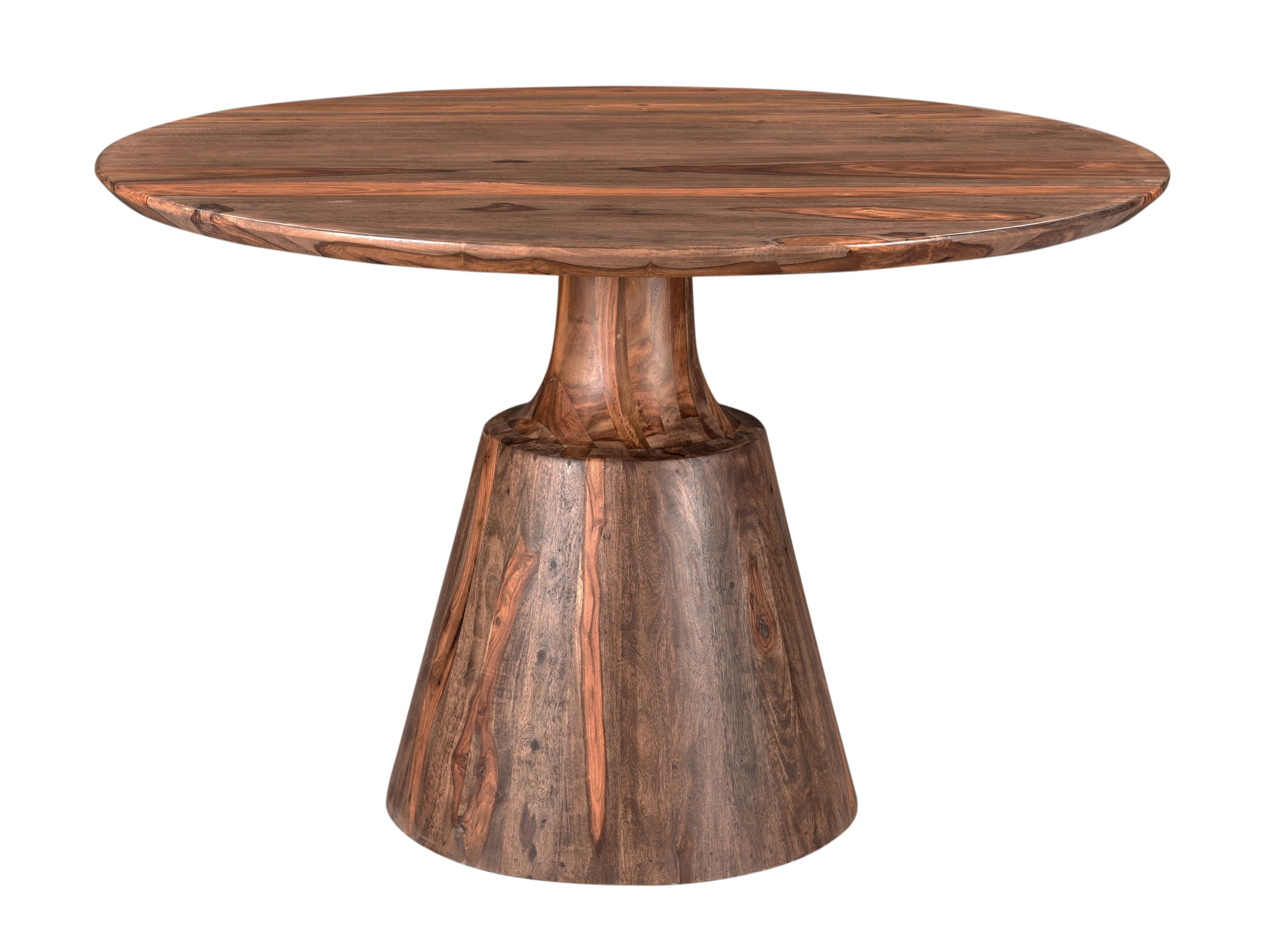 Brownstone - Round Dining Table (2 Cartons) - Nut Brown - Premium Dining Tables from Coast2Coast Home - Just $3712.50! Shop now at brett interiors