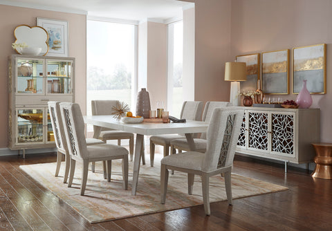 Lenox - Rectangular Dining Table - Warm Silver - Premium Dining Tables from Magnussen Furniture - Just $1149! Shop now at brett interiors