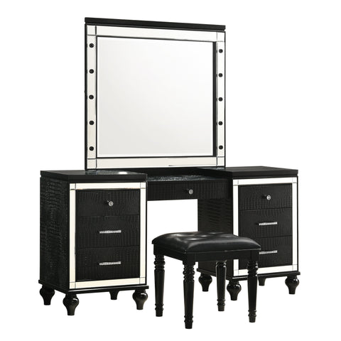 Valentino - Vanity Table Set - Premium Vanity Sets from New Classic - Just $1122.50! Shop now at brett interiors