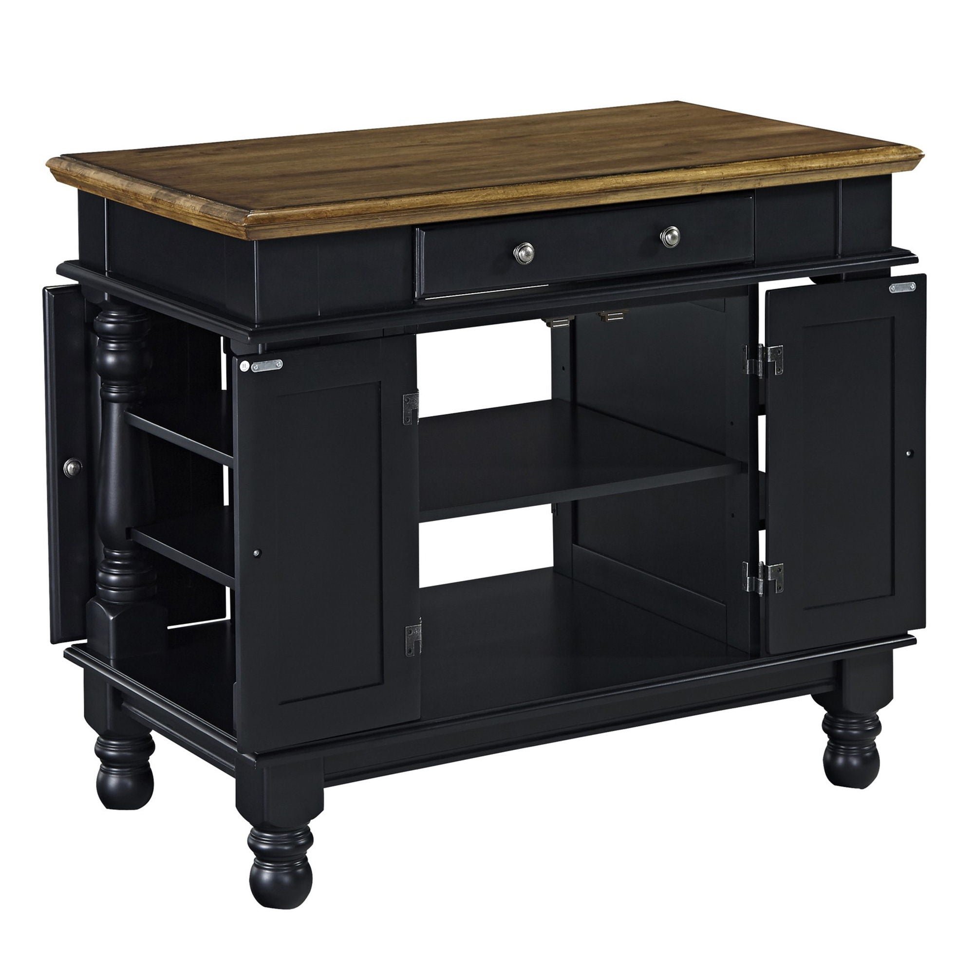 Montauk - Kitchen Island - Wood - Black - Premium Islands & Carts from Homestyles - Just $2252.48! Shop now at brett interiors