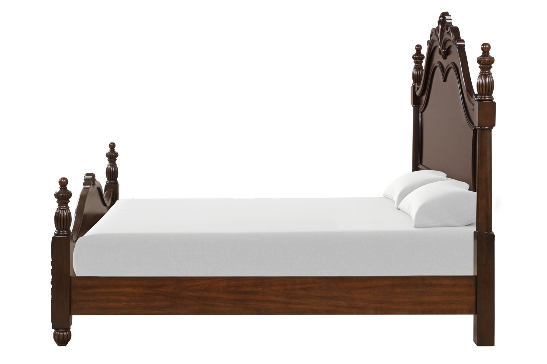 Vienna - 6/0 Western King Bed - Dark Brown - Premium Panel Beds from New Classic - Just $797.50! Shop now at brett interiors