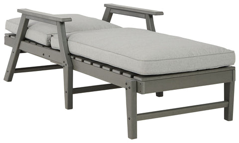 Visola - Gray - Chaise Lounge With Cushion - Premium Lounge Chairs from Signature Design by Ashley® - Just $944.38! Shop now at brett interiors