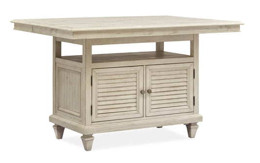 Newport - Rectangular Counter Table - Alabaster - Premium Counter Tables from Magnussen Furniture - Just $1878! Shop now at brett interiors