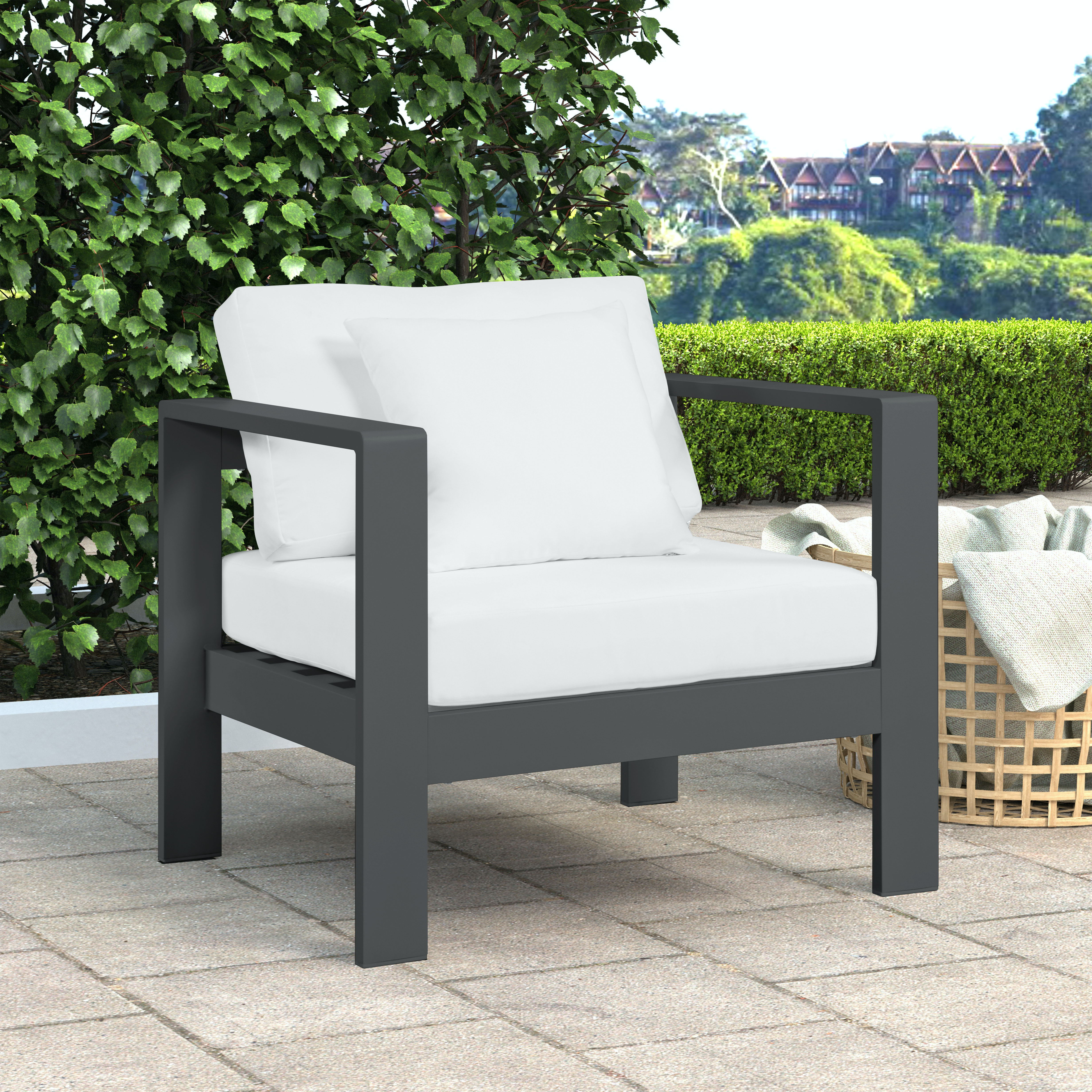 Nizuc - Outdoor Patio Arm Chair - Premium Arm Chairs from Meridian Furniture - Just $1000! Shop now at brett interiors