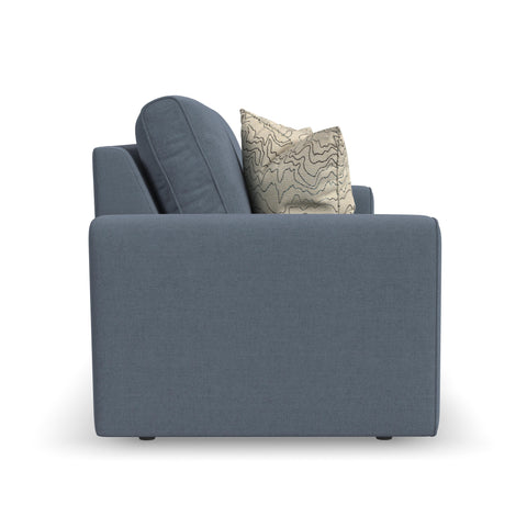 Dawson - Stationary Sofa - Blue - Premium Stationary Sofas from Flexsteel - Just $1937.50! Shop now at brett interiors