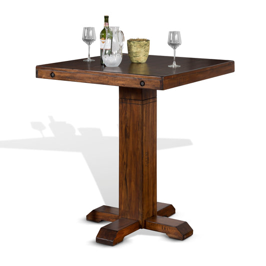 Tuscany - Pub Table - Dark Brown - Premium Pub Tables from Sunny Designs - Just $505! Shop now at brett interiors