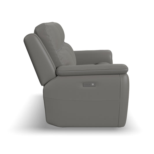 Sawyer - Power Reclining Sofa with Power Headrests & Lumbar - Premium Reclining Sofas from Flexsteel - Just $3562.50! Shop now at brett interiors