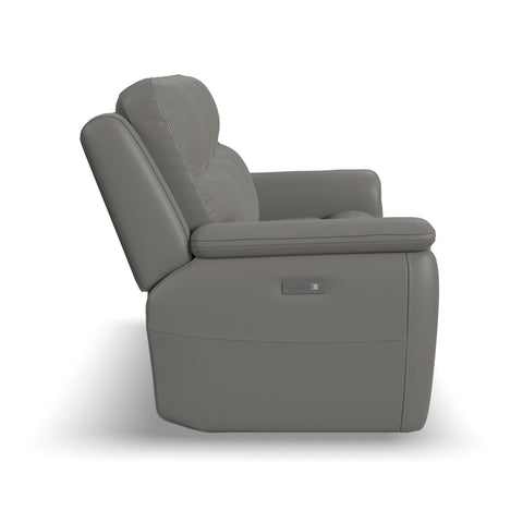 Sawyer - Power Reclining Sofa with Power Headrests & Lumbar - Premium Reclining Sofas from Flexsteel - Just $3562.50! Shop now at brett interiors