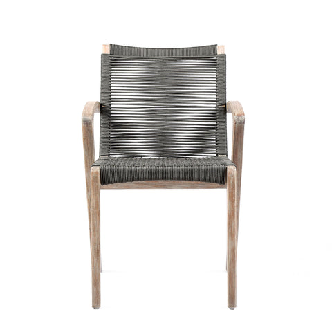 Brielle - Outdoor Rope Dining Chairs (Set of 2) - Premium Chair Sets from Armen Living - Just $925! Shop now at brett interiors