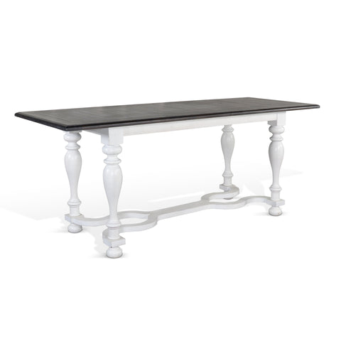 Carriage House - Friendship Table - White / Dark Brown - Premium Dining Tables from Sunny Designs - Just $811! Shop now at brett interiors