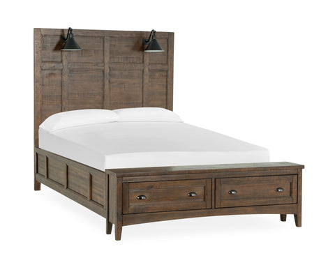 Bay Creek - Complete Lamp Panel Storage Bed - Premium Storage Beds from Magnussen Furniture - Just $2117! Shop now at brett interiors