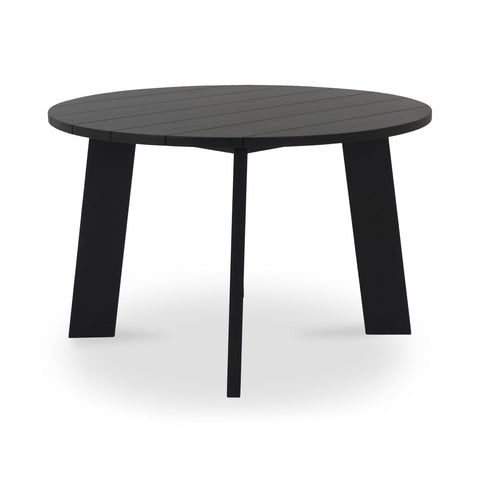 Delta - Round Outdoor Dining Table - Black - Premium Dining Tables from Moe's Home Collection - Just $3247.50! Shop now at brett interiors