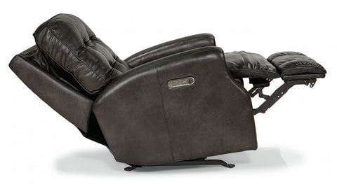 Devon - Rocking Recliner - Nailhead Trim - Premium Rocker Chairs from Flexsteel - Just $2250! Shop now at brett interiors