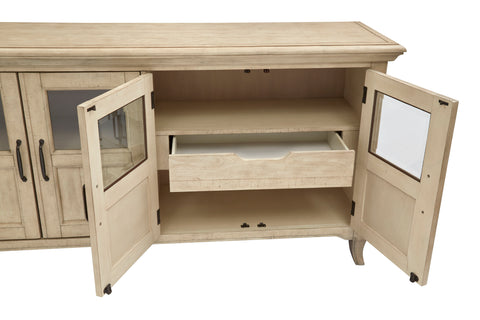 Harlow - Four Door Buffet - Weathered Bisque - Premium Buffets from Magnussen Furniture - Just $1647.50! Shop now at brett interiors