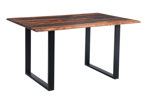 Sierra II - Dining Table - Brown / Black Powder Coat Finish - Premium Dining Tables from Coast2Coast Home - Just $2062.50! Shop now at brett interiors