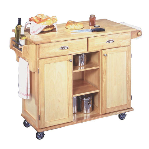 General Line - Kitchen Cart - Wood - Light Brown - 35" - Premium Islands & Carts from Homestyles - Just $1329.98! Shop now at brett interiors