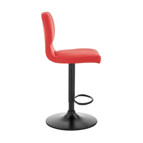 Bardot - Adjustable Height Swivel Bar Stool - Premium Adjustable Height from Armen Living - Just $160! Shop now at brett interiors