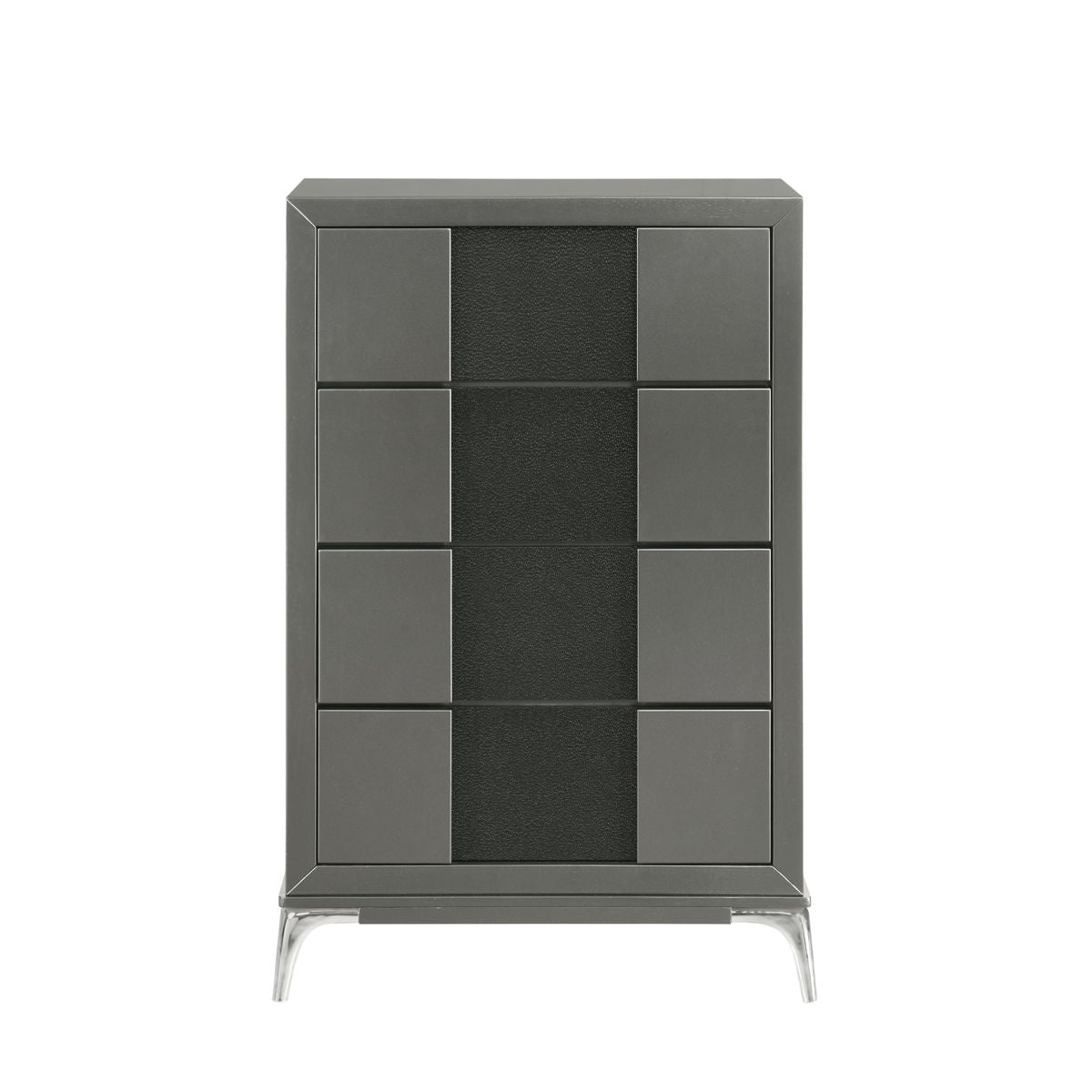 Nocturne - 4 Drawer Chest - Slate - Premium Accent Chests from New Classic - Just $425! Shop now at brett interiors