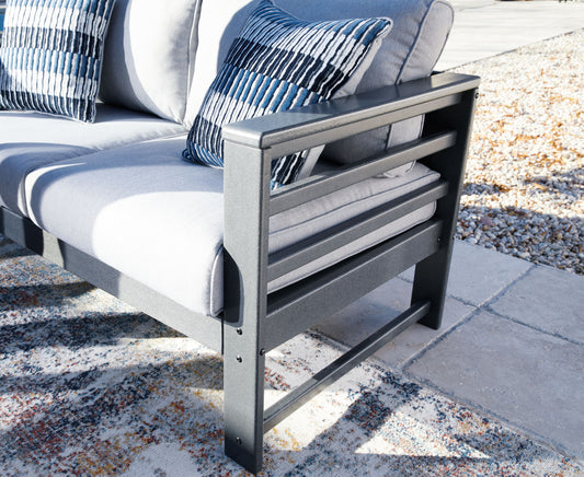 Amora - Charcoal Gray - 6 Pc. - Lounge Set - Premium 6 Piece Outdoor Sets from Signature Design by Ashley® - Just $3775.63! Shop now at brett interiors