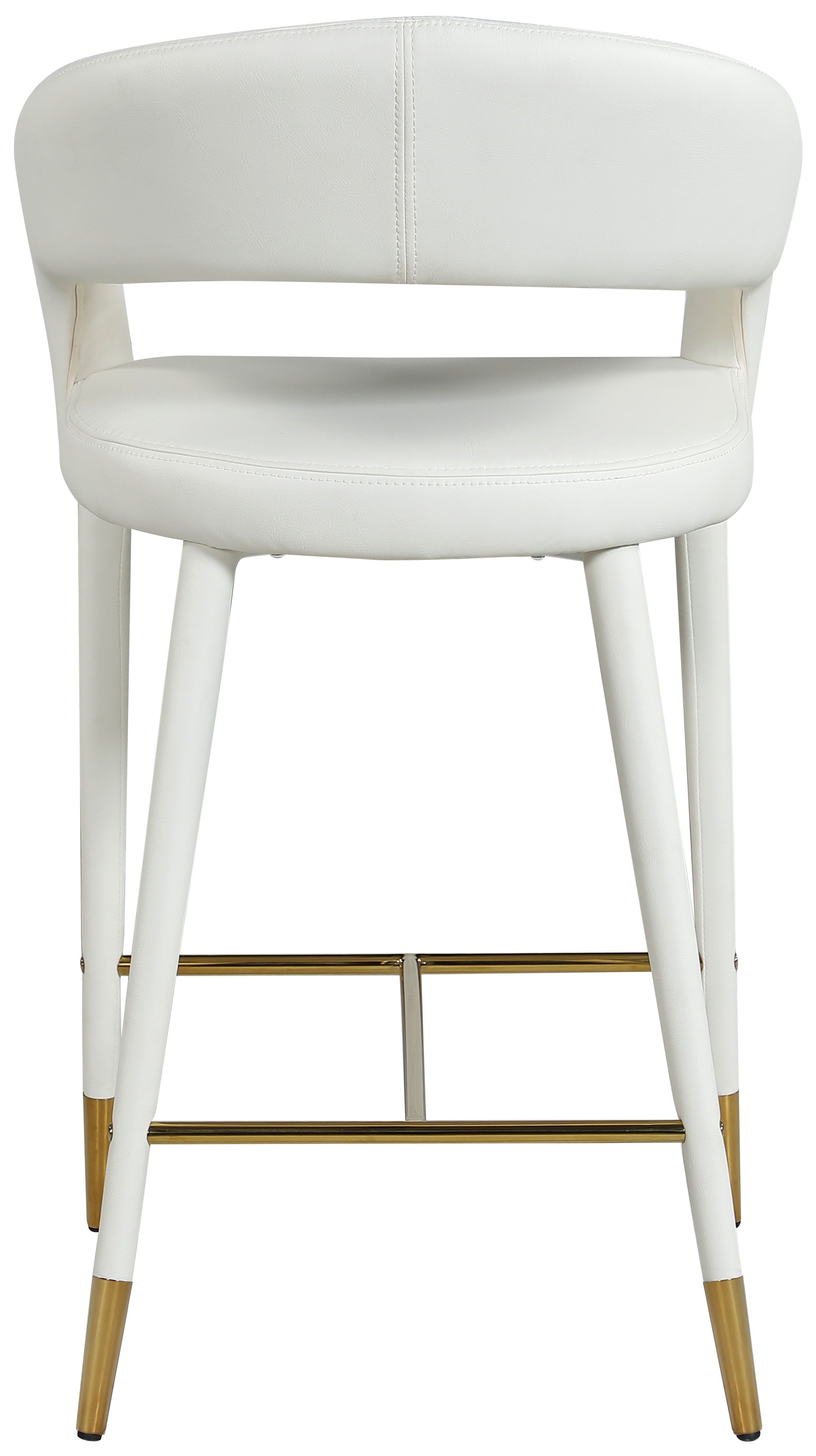 Destiny - Stool - White - Premium Adjustable Height from Meridian Furniture - Just $525! Shop now at brett interiors