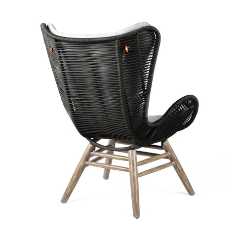 King - Indoor / Outdoor Lounge Chair - Premium Accent Chairs from Armen Living - Just $630! Shop now at brett interiors