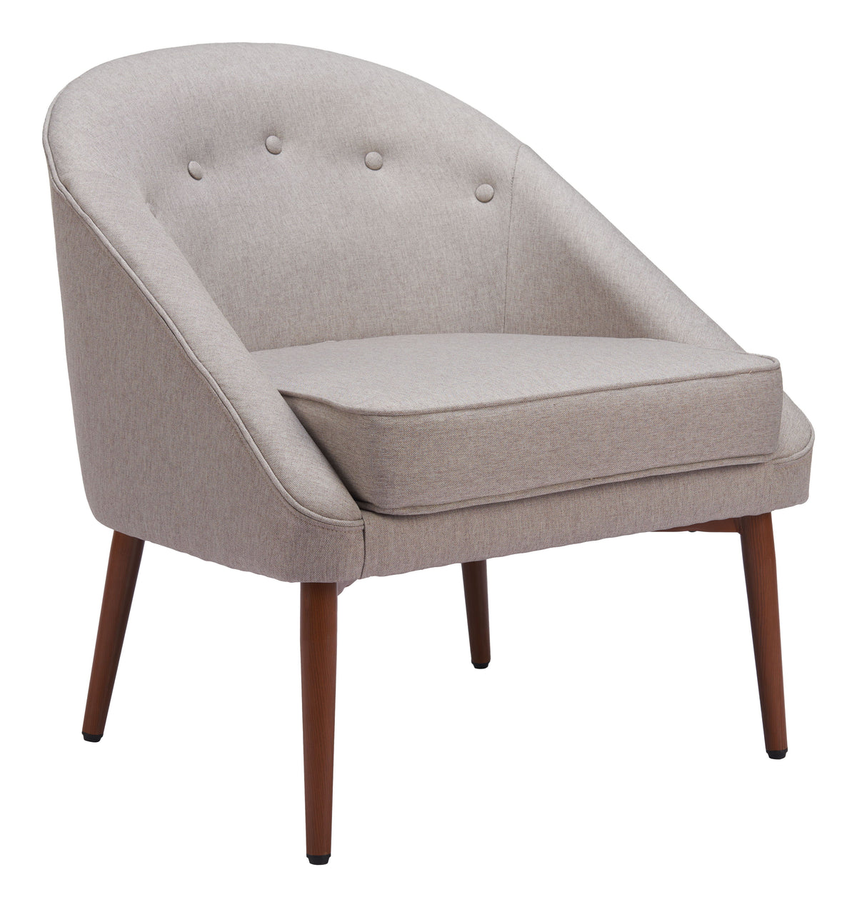 Carter - Accent Chair - Gray - Premium Accent Chairs from Zuo Modern - Just $1050! Shop now at brett interiors