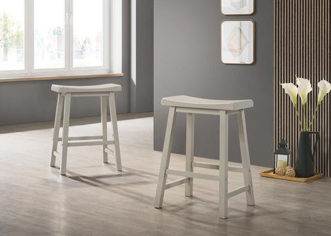 Alonzo - 17.5" Backless Ergonomic Counter Height Stool (Set of 2) - Premium Stool Sets from Lilola Home - Just $95! Shop now at brett interiors