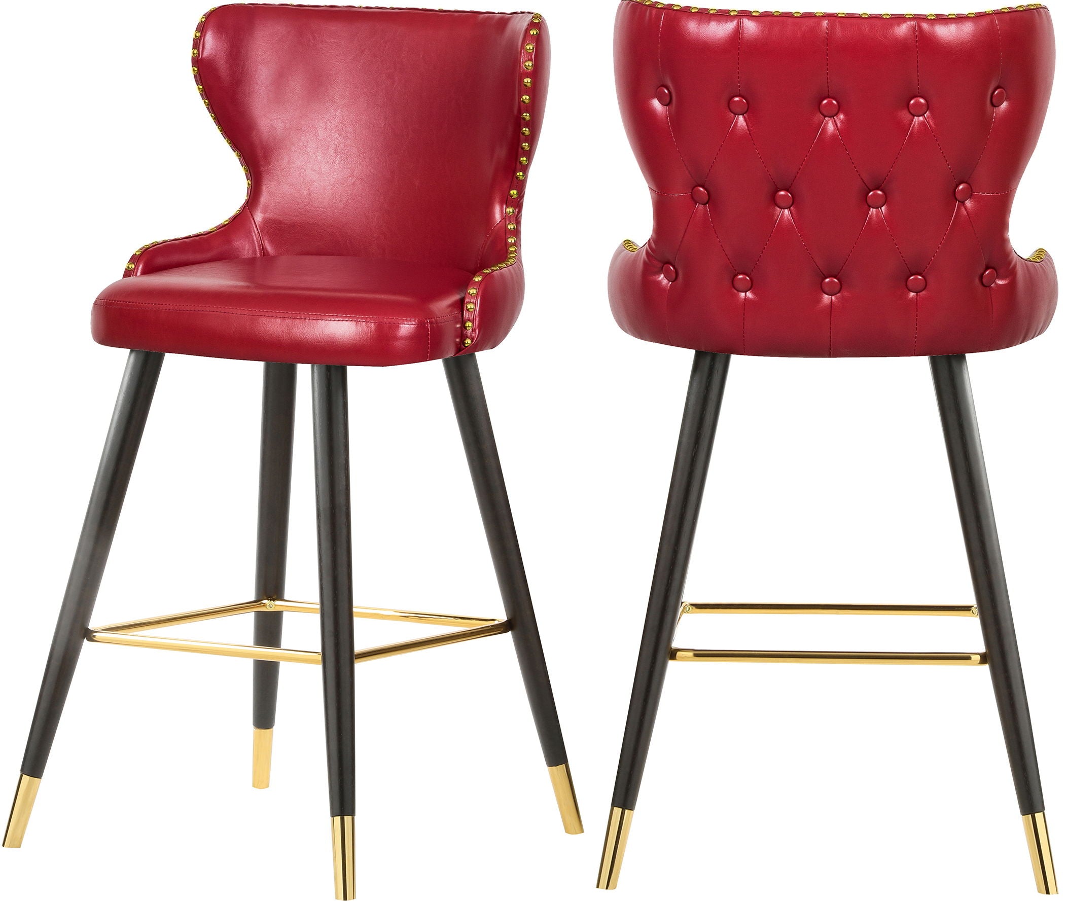 Hendrix - Counter Bar Stool (Set of 2) - Premium Stool Sets from Meridian Furniture - Just $675! Shop now at brett interiors