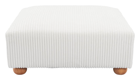 Tayte - Ottoman - White - Premium Upholstered Ottomans from Zuo Modern - Just $1575! Shop now at brett interiors