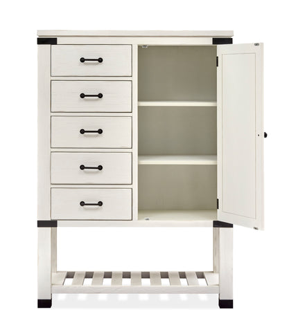 Harper Springs - Door Chest - Silo White - Premium Door Chests from Magnussen Furniture - Just $1819! Shop now at brett interiors